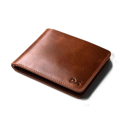 Image of DailyObjects Tan Leather UrbanGentleman Wallet for Men | Six Card Slots and Relaxed Slide Pocket | Slim and Sleek Design | Easy to fit in Pocket