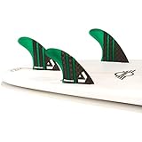 Aletas de surf con núcleo de carbono de Dorsal. Las aletas de surf más rápidas, más ligeras, más ajustadas Las aletas de surf de carbono ultra ligeras de la serie CS5 no solo son agresivas, sino que tienen la cantidad justa de rigidez y ligera flexibilidad para traer a esa tabla de surf viva, por primera vez. Estas aletas están hechas de material ultra ligero pendiente de patente que no solo se monta bien, sino que también se ve bien. Estos juegos están hechos en la tradicional plantilla de estilo G5 (incluye remolques de plantilla GX en juegos cuádruples). - Compatible con FCS
