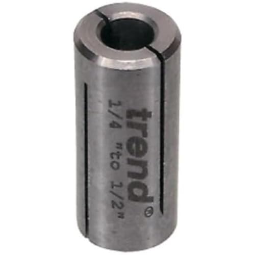 Image of Trend Collet Sleeve, 6.35mm to 12mm Reduction Sleeve for Smaller Shank Cutters, CLT/SLV/6312