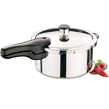 Presto Stainless Steel 4-Quart Pressure Cooker, 4 QT