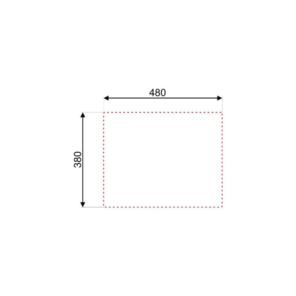 Lavello incasso monovasca acciaio inox N205AS 40x50