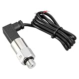 Edelstahl Druckwandler, Drucksensor Silizium Drucktransmitter Sensor Wasserdurchflusssensor 4-20mA Ausgang G1/4" für Wasser Gas Öl (0-1 MPA)