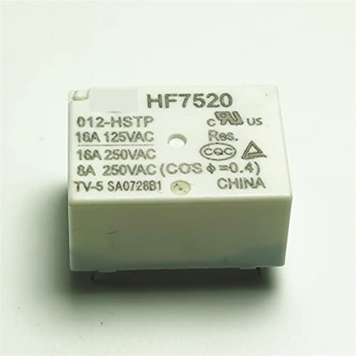 5PCS Relays HF7520-005 012 024-HSTP 4PIN 16A/250VAC 5V 12V 24V(HF7520-005-HSTP 5V)