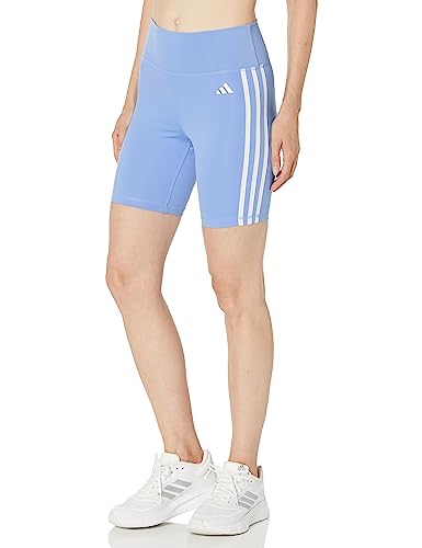 Short Adidas bleu taille haute fini le short de sport qui glisse