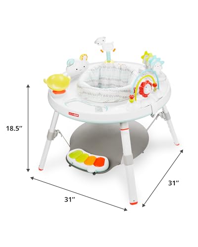 Image of Skip Hop Baby Activity Center: Interactive Play Center with 3-Stage Grow-with-Me Functionality, 4mo+, Silver Lining Cloud