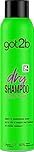 got2b Dry Shampoo Instant Fresh Up Extra Fresh 200 ml, Cleans & Refreshes for 48h Fragrance, Hair Dry Shampoo, Vegan Formula