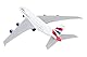 Herpa Aviation Toy Single Airplane British Airways A380, Kleiner Maßstab, Flugzeug Modell, Spielzeug Miniaturmodell aus Metall und Kunststoff - für Kinder ab 3 Jahren!