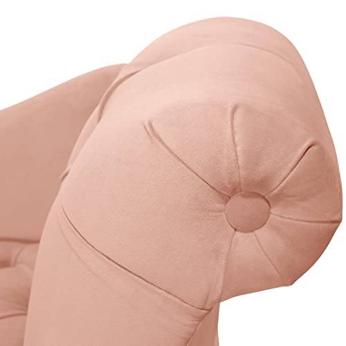 Image of Button Tufted Chaise Settee Sofa (ASHROSE)