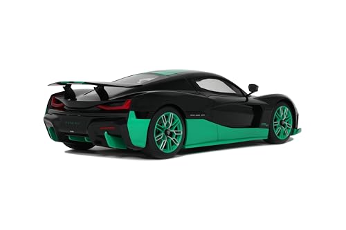 GT Spirit Nevera Black con Rayas Verdes 1:18 miniatura 2