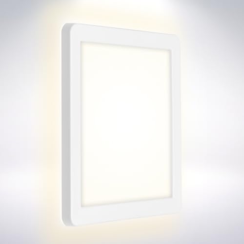 BRILONER - LED Wandlampe mit indirektem Licht, flach, neutralweiße...