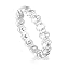 Oval-Cubic Zirconia -Silver