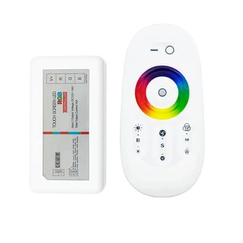 Contrôleur tactile LED RVB 12-24V avec télécommande tactile pour ruban lumineux