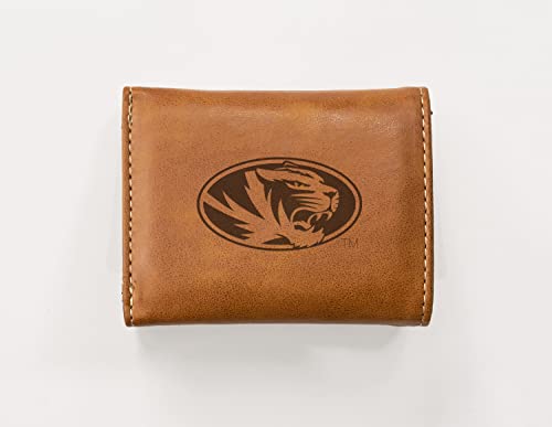Image of Rico Industries NCAA Laser Engraved Trifold Laser Engraved Tri-Fold Wallet - Men's Accessory