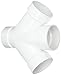 GENOVA 73440 4" PVC-DWV Double WYE, 4"