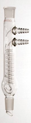 Kimble Chase CONDENSER REFLUX B WARECoil-Type Reflux Condenser with Two Upper Hose Barbs - KMBL