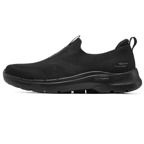 Skechers Go Walk 6, Zapatillas Hombre, Black Textile BBK, 43 EU