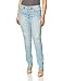 Yummie by Heather Thomson Women's Modern Mid Rise Slimming Straight Denim Jeans