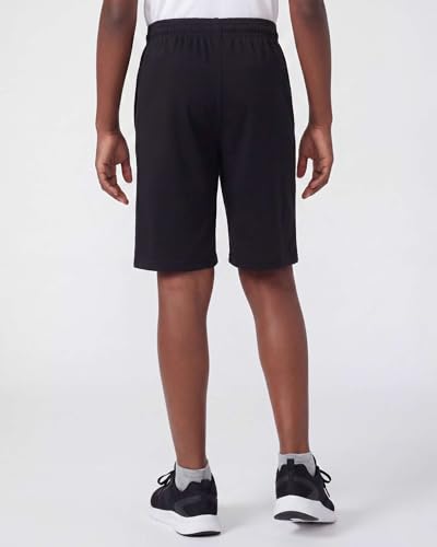 Image of Real Essentials 5 Pack: Boys' Dry Fit Basketball Shorts for Youth Kids Teens - Athletic Running Soccer Sports with Pockets