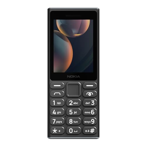 Image of Nokia 105 4G (2024) | Dual SIM | GSM Unlocked Mobile Phone | Volte | Black| International Version | Not AT&T /Cricket /Verizon Compatible