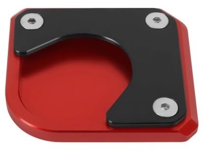 Béquille qui s'enfonce ? Plaque d'extension pour Tenere 700, agrandissement support rouge