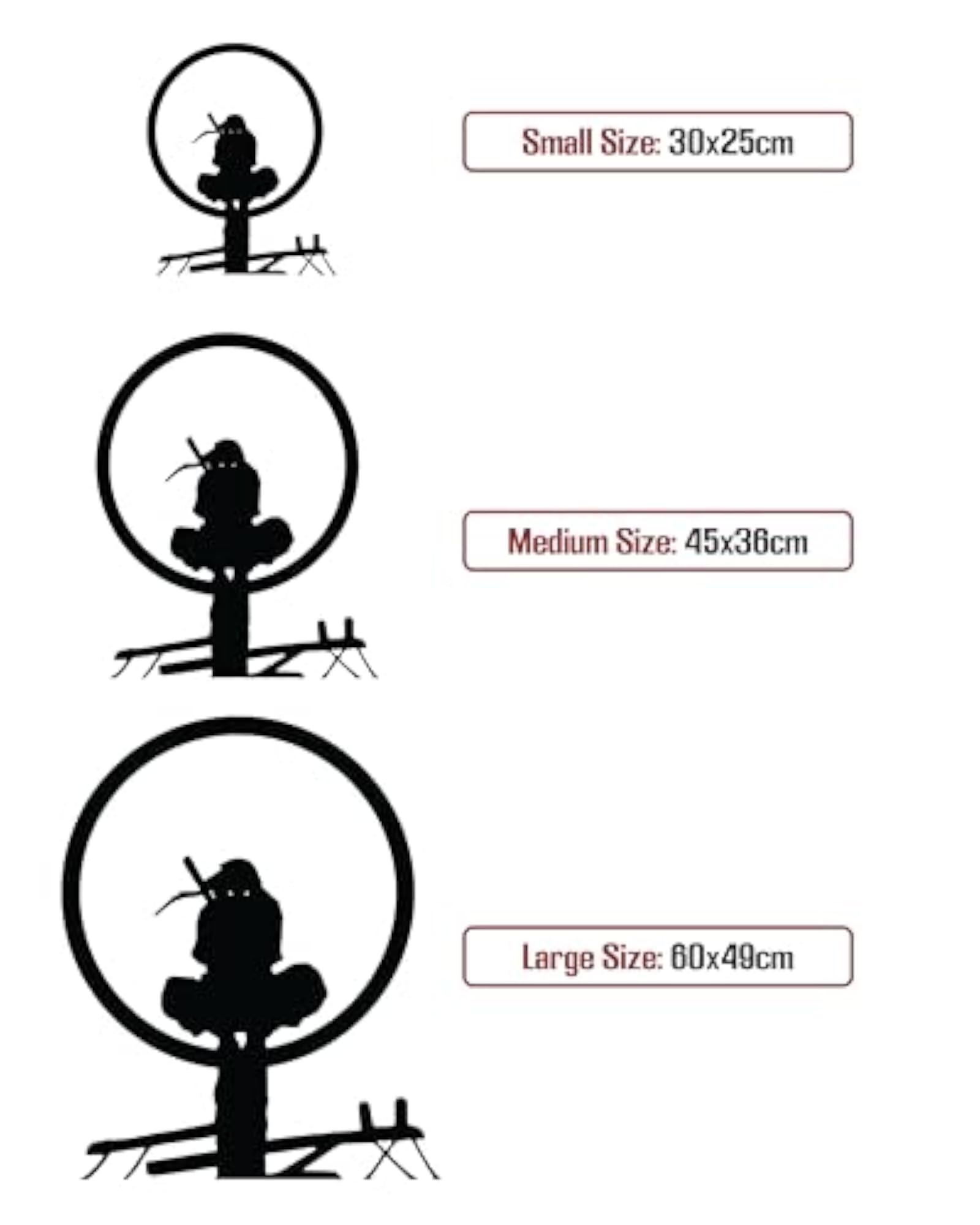 Wooden Light Backlit Wall Art, Anime Character LED Decor