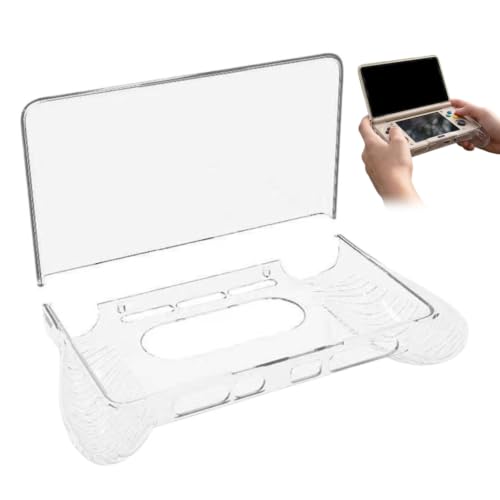 Transparent TPU Case for Ayn Thor Handheld, Shockproof Anti-Slip Protective Shell Cover, Full Protection Scratch-Proof Anti-Drop Hard Sleeve with Precise Cutouts (Clear)