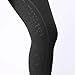 Harrison Howard Women's Full Seat Silicon Grip Equestrian Breeches Horse Riding Tights High Waisted Leggings for Women Classic Black Medium