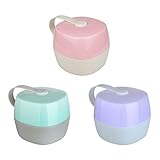 Tragbare Schnuller-Box INTVN 3 Stück Schnuller-Aufbewahrungsboxen， Schnullerbox für Baby Neugeborene BPA-frei Reise Aufbewahrungsbox für die tägliche Aufbewahrung von Schnullern 3 Farben