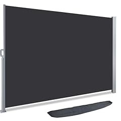 VOUNOT® Tenda Paravento Laterale, per Balcone, Esterno e Terrazzo, Riavvolgibile, Antivento, Protezione Privacy, Protezione Solare, 160 x 300 cm, Antracite