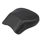 YDLMT Motorcycle Pillion Pad Rear Passenger Seat Synthetic Leather Cushion for Harley FatBoy FLSTF 2008-2014