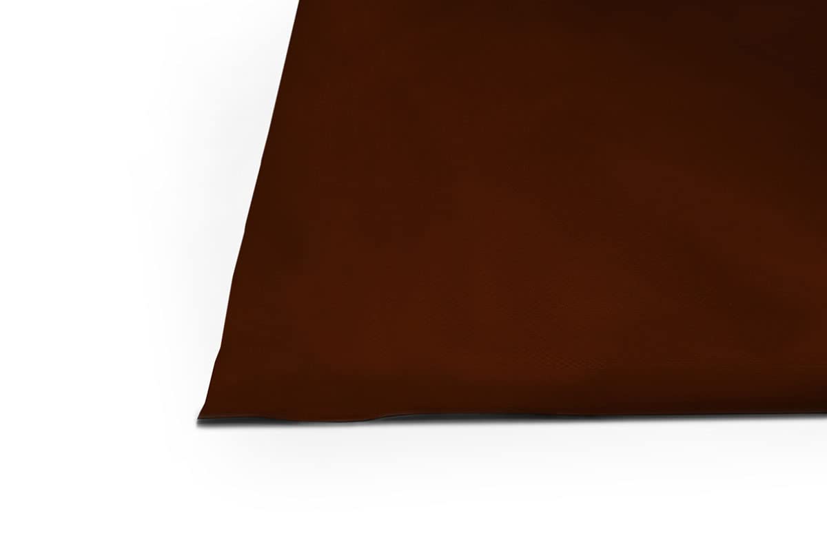 ANKO PLANEN Telo copertura PVC 700 g/m² pesante – impermeabile, antistrappo, resistente UV; telone tipo camion per giardino/industria/piscina/rimorchio (marrone, 2,5 m x 2 m)