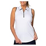 Jofit Apparel Women’s Athletic Clothing Racerback Polo for Golf & Tennis, Size Medium