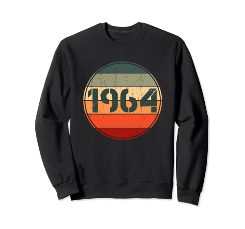 Camisetas vintage de cumpleaños de 1964 para mujer, divertidas camisetas de cumpleaños de 1964 Sudadera