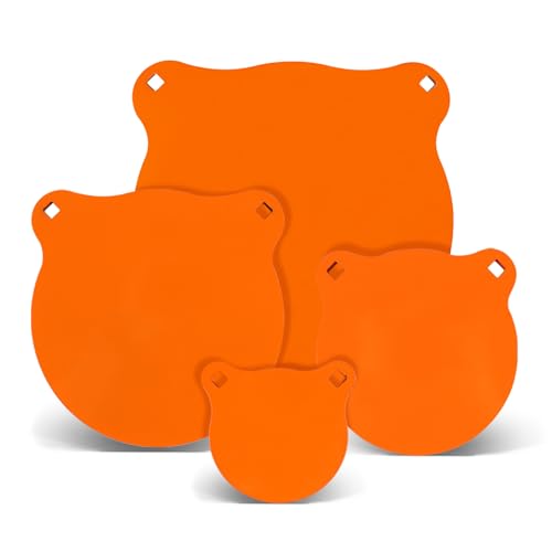 Image of Highwild AR500 Steel Shooting Targets Combo Metal Gong Silhouette Targets for Shooting Range Outdoor