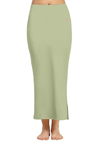 Image of TRENDMALLS Women's Polyester Spandex Stretchable Straight Saree Shapewear Petticoat for Women, Cotton Blended, Skirts for Women, Saree Shaper