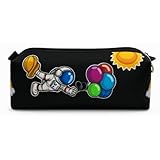 Estojo Escolar Infantil Menina e Menino Espaçoso Grande Lapis e Caneta Juvenil Necesserie (Astronauta 2)