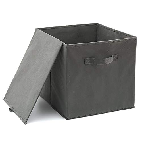 image for EZOWare Set of 4 Foldable Fabric Basket Bin, 13 x 15 x 13 inch Collaps