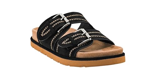 Corkys Footwear Women's Smitten Two-Strap Sandal - Featuring Comfortable and Soft Insoles, Two Adjustable Straps, and Western Stitching Along The Straps3