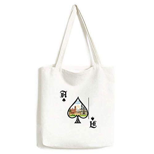 Sac à main lavable Poker Bêche Castle grand volume pour loisirs créatifs
