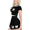 Littleforbig Usagi Sailor Luna Bauchfreies Top mit Kragen, Kawaii Sailor Luna – Bild 6