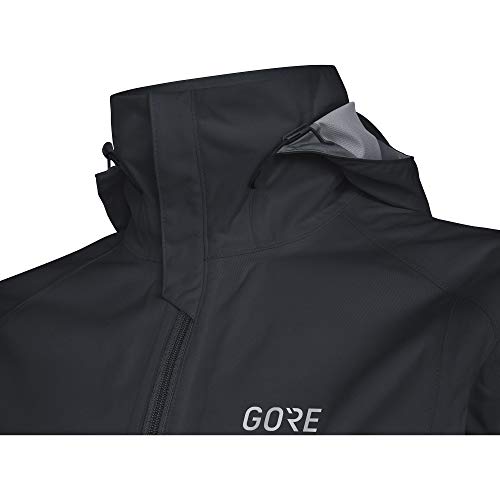 GORE WEAR Jaqueta feminina R3 W Gore-TEX Active com capuz, preta, PP/0-2