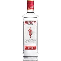 Beefeater London Dry Gin, 40% ABV, 70cl | Best Gin Award, Bold juniper character that is balanced with strong notes of citrus.