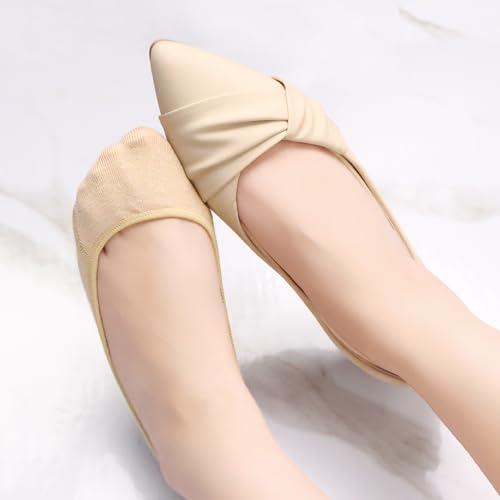 No Show Socks Womens 4 Pairs Ultra Low Cut Liners Non Slip Footies for Flats Boat Summer4