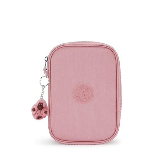 Kipling Estojo feminino com 100 canetas, acessórios organizados, materiais de arte, maquiagem, organizador de viagem