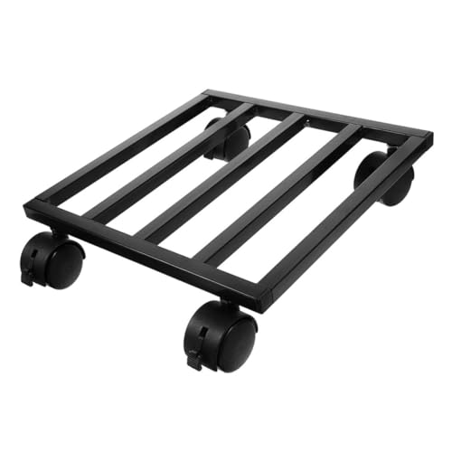 iplusmile キャスター付き植木鉢スタンド 頑丈なローリングプランター台 屋内植物用フラワースタンド 植木鉢ホルダートレイ ガーデンポット移動ベース