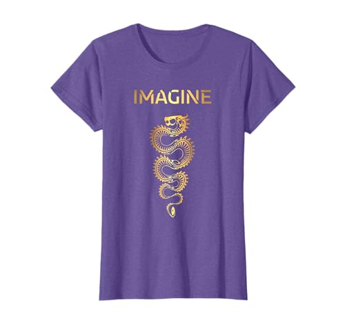 IMAGINE Fantasy Dragon Tattoo Style T-shirt T-Shirt