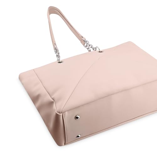 Image of Fastrack Laptop Tote for Girls | Faux-Leather Women's Handbags | Laptop Compatible upto 15 inch| Ladies Purse Handbag | Laptop Tote for Casual Carry