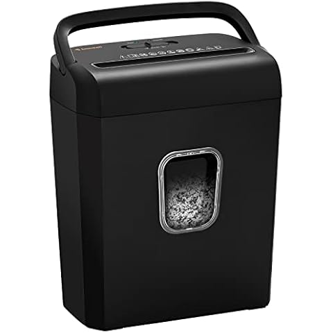 Bonsaii 6-Sheet Micro-Cut Paper Shredder Cover