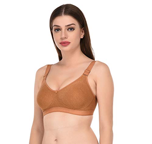 Image of Viral Girl Cotton Hosiery Women's Bra | Non-Padded Wire-Free Design with Adjustable Straps | Full Coverage Comfortable Bra | Soft Stretchable Fabric for All Day Support