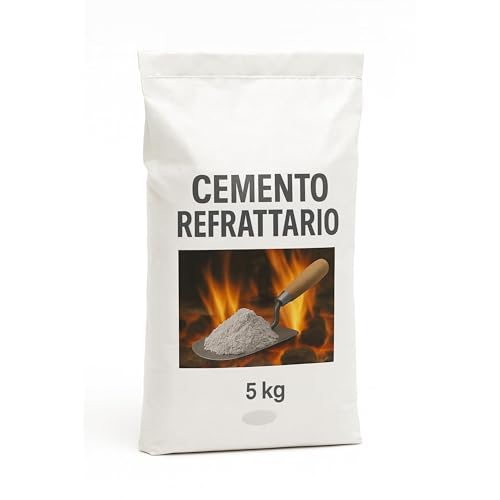 Cemento refractario de alta temperatura, ideal para reparaciones de chimeneas, hornos, estufas, interiores, resistente al calor extremo